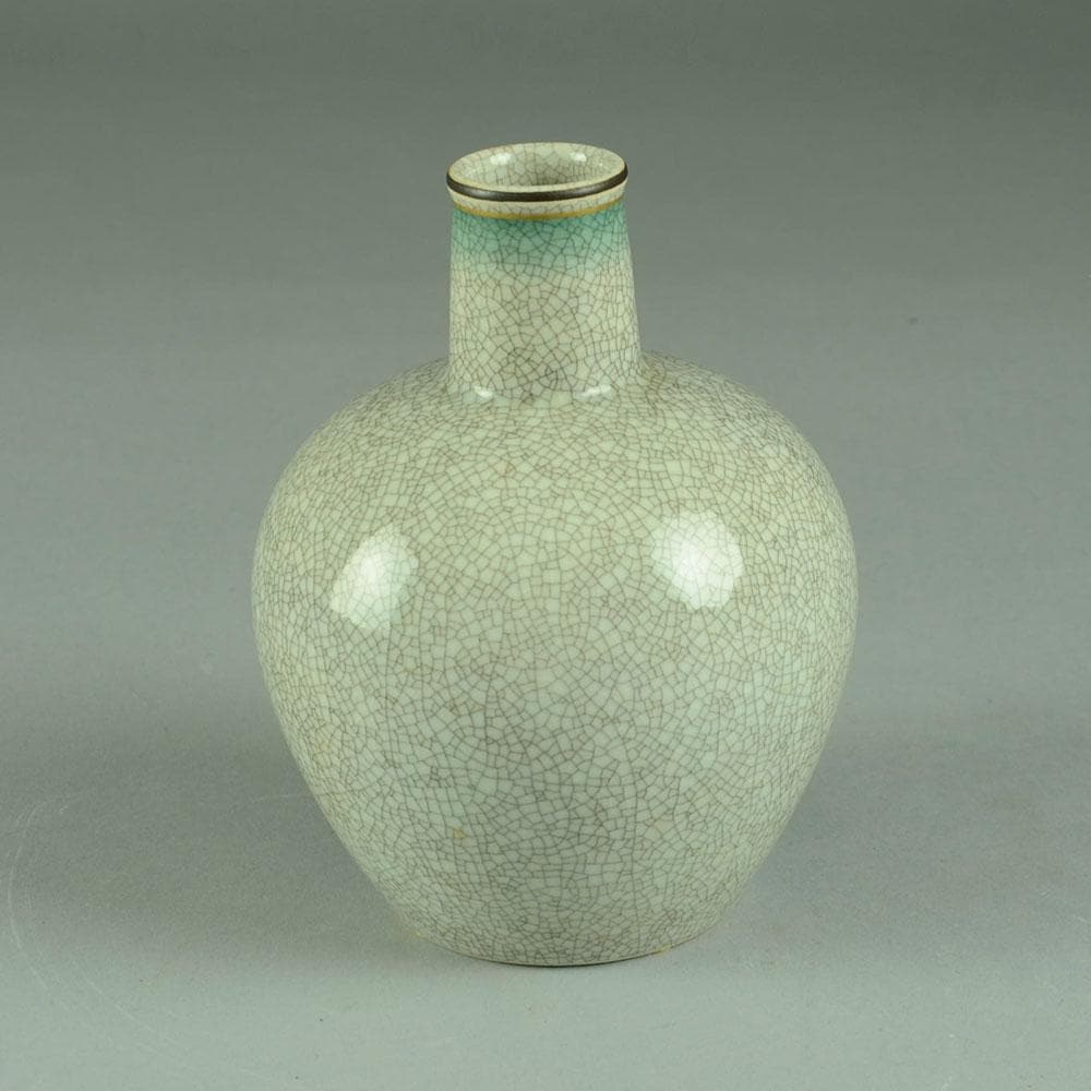 Crackle vase by Thorkild Olsen for Royal Copenhagen N6995 - Freeforms