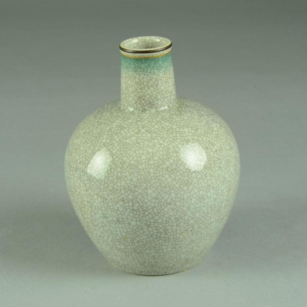 Crackle vase by Thorkild Olsen for Royal Copenhagen N6995 - Freeforms