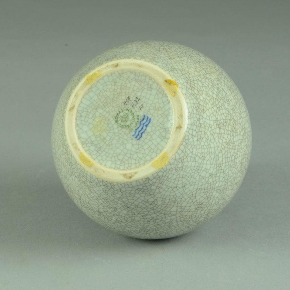Crackle vase by Thorkild Olsen for Royal Copenhagen N6995 - Freeforms