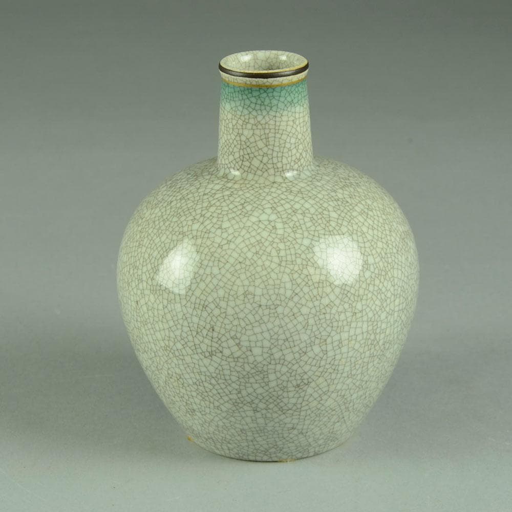 Crackle vase by Thorkild Olsen for Royal Copenhagen N6995 - Freeforms