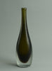 Dark amber glass vase by Venini N8722 - Freeforms