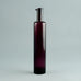 Decanter in dark plum colored glass by Nanny Still C5474 - Freeforms
