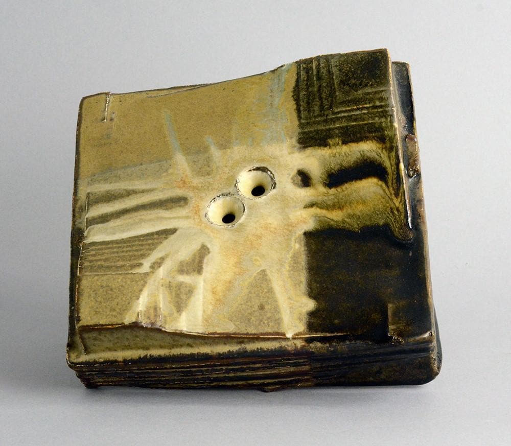 Dieter Crumbiegel, Germany, unique stoneware sculptural form B3949 - Freeforms