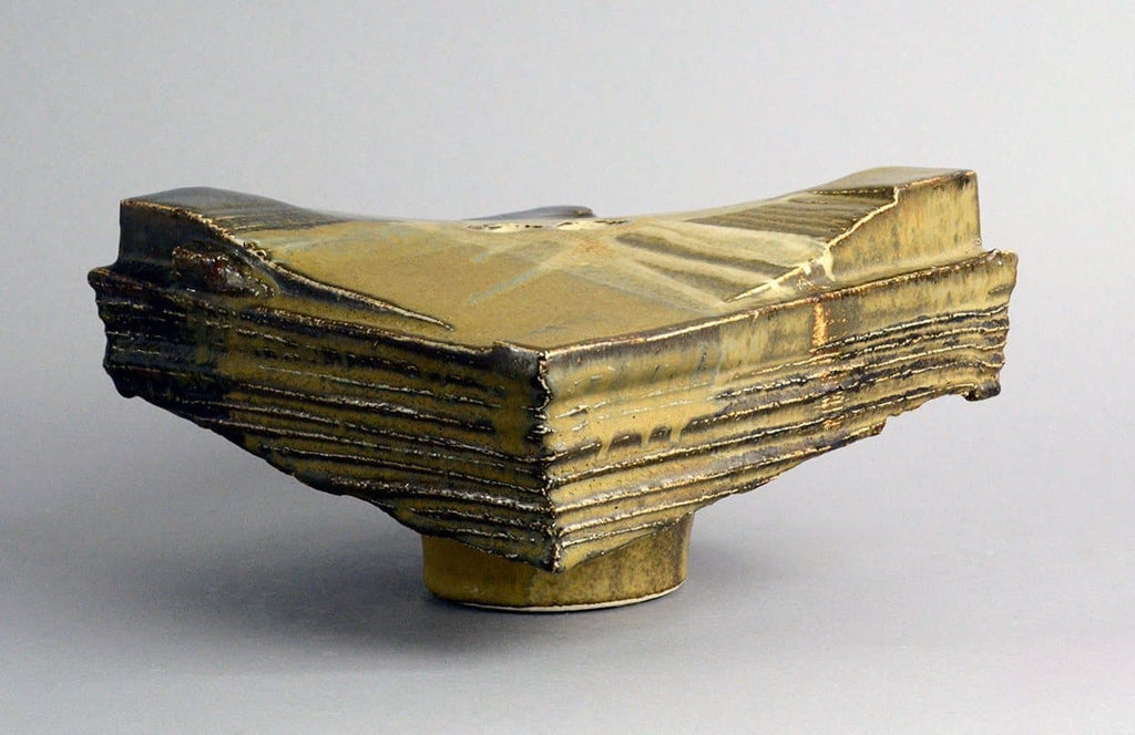 Dieter Crumbiegel, Germany, unique stoneware sculptural form B3949 - Freeforms