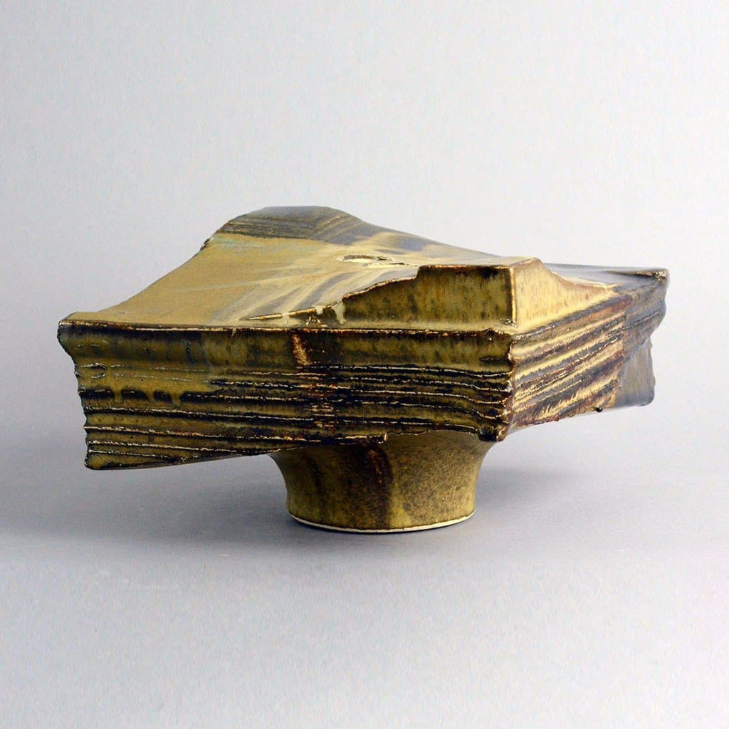 Dieter Crumbiegel, Germany, unique stoneware sculptural form B3949 - Freeforms