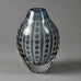 Edvin Ohrstrom for Orrefors, "ariel" vase in gray and clear glass F8341 - Freeforms