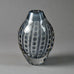 Edvin Ohrstrom for Orrefors, "ariel" vase in gray and clear glass F8341 - Freeforms