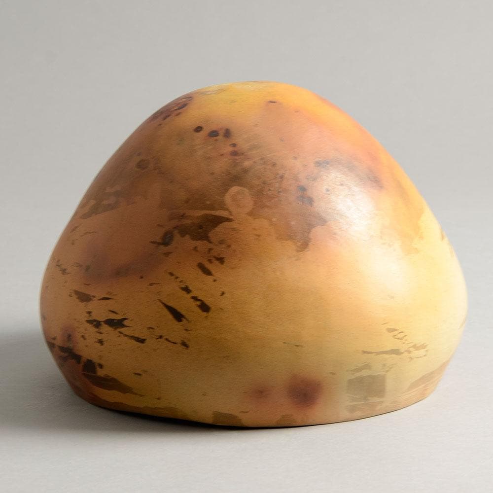 Elspeth Owen, UK, unique raku bowl D6381 - Freeforms