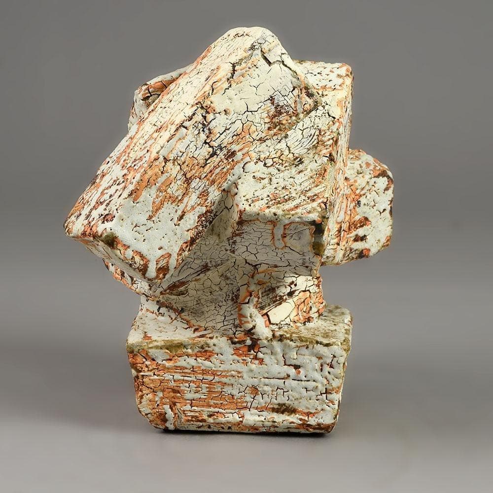 Eric Astoul, own studio, France, wood fired earthenware sculpture E7242 - Freeforms