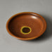 Erich and Ingrid Triller for Tobo dish with reddish brown glaze G9292 - Freeforms