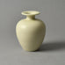 Erich and Ingrid Triller for Tobo, stoneware vase with matte white glaze G9037 - Freeforms