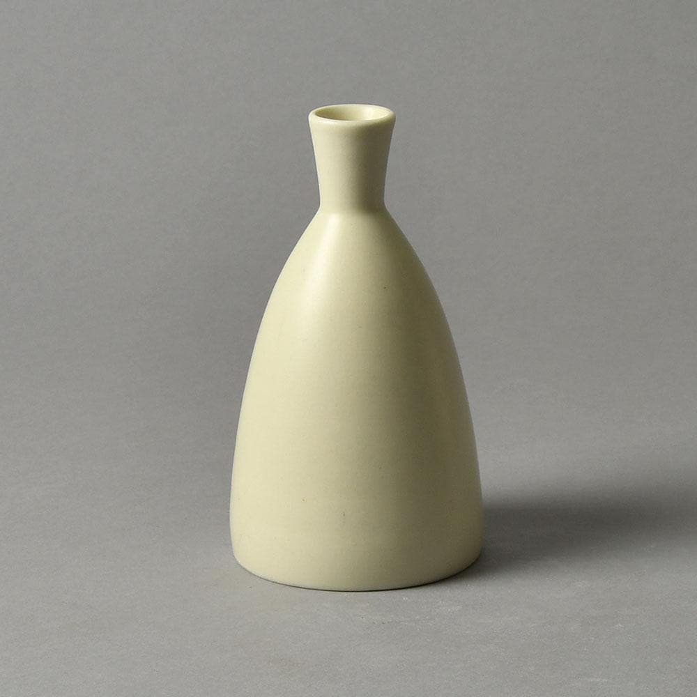 Erich and Ingrid Triller for Tobo, stoneware vase with matte white glaze G9038 - Freeforms