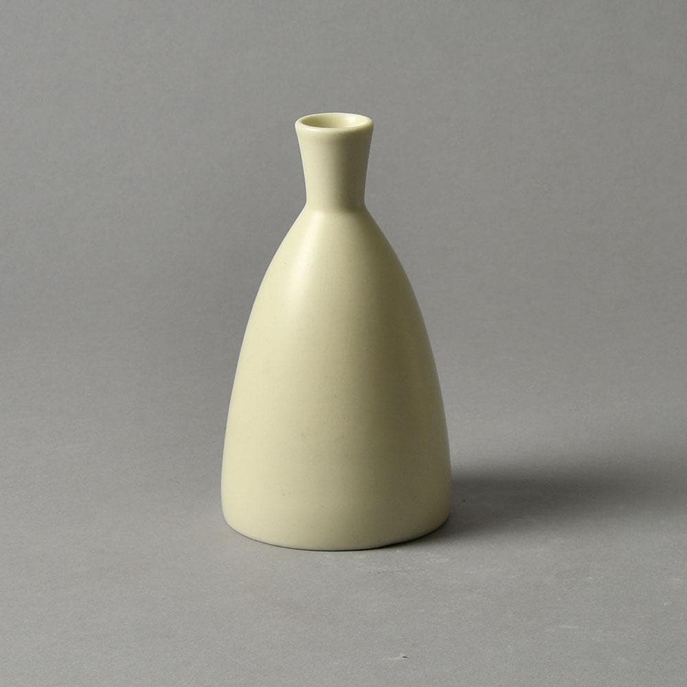Erich and Ingrid Triller for Tobo, stoneware vase with matte white glaze G9038 - Freeforms