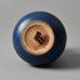 Erich and Ingrid Triller for Tobo, Sweden, unique stoneware vase with blue glaze G9006 - Freeforms