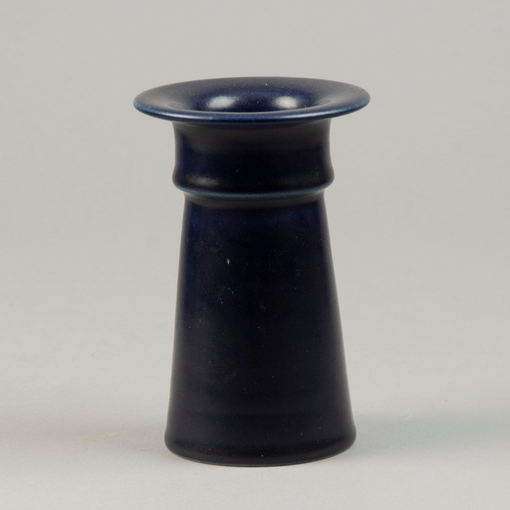 Erich and Ingrid Triller for Tobo, vase with blue glaze G9484 - Freeforms