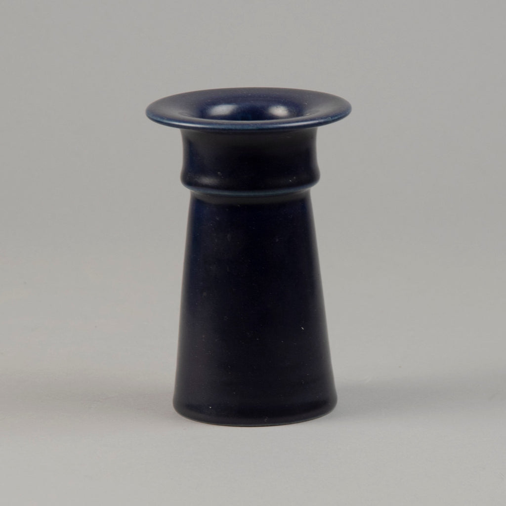 Erich and Ingrid Triller for Tobo, vase with blue glaze G9484 - Freeforms