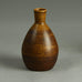 Erich and Ingrid Triller for Tobo vase with brown glaze E7197 - Freeforms
