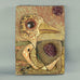 "Fågelunge Med Röd Sol" (Chick with Red Sun) by Tyra Lundgren B3793 - Freeforms