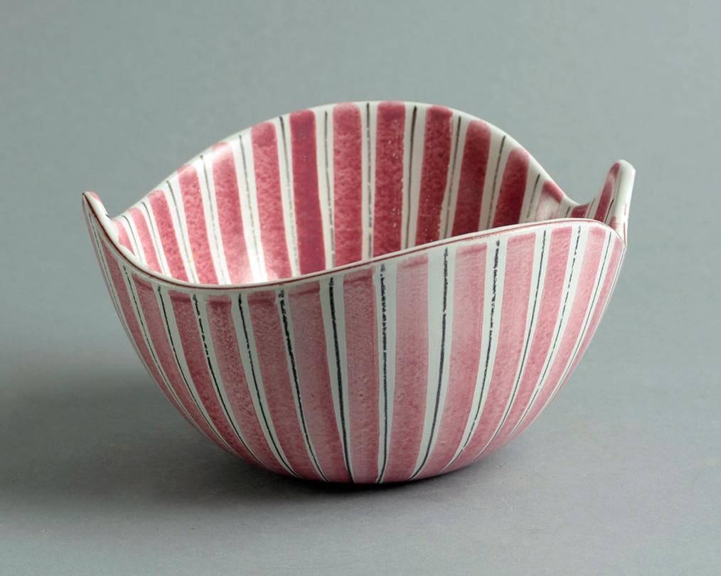 "Faience" earthenware bowl by Stig Lindberg A1851 - Freeforms