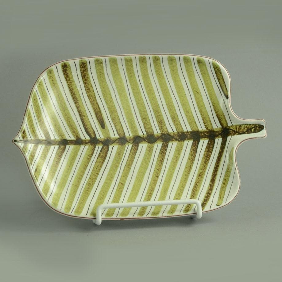 stig lindberg faience dish gustavsberg white