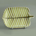 stig lindberg faience dish gustavsberg white
