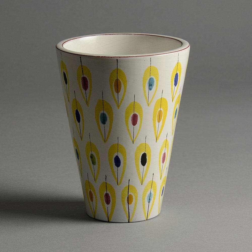 Faience vase by Stig Lindberg E7007 - Freeforms