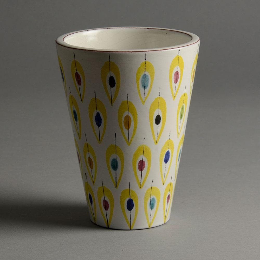 Faience vase by Stig Lindberg E7007 - Freeforms