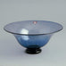 Footed glass "slip graal" bowl by Edward Hald for Orrefors N3638 - Freeforms
