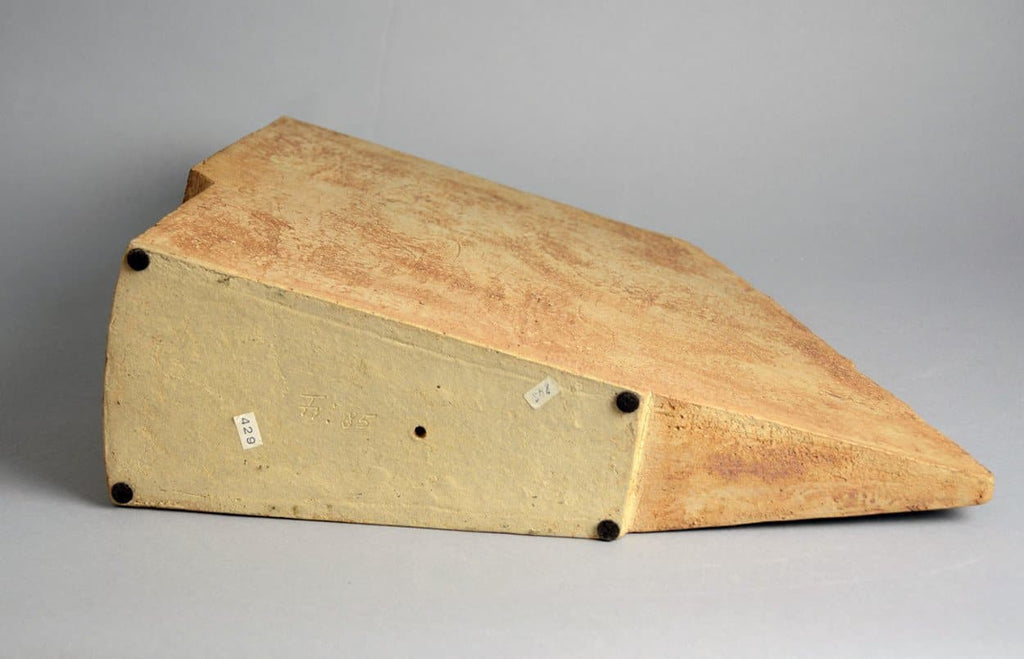 Fritz Vehring, Germany Unique stoneware "Helm" sculpture N9805 - Freeforms