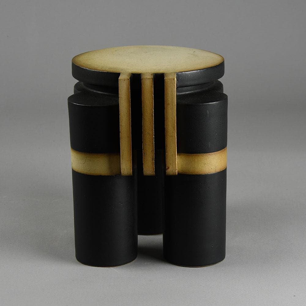 Fritz Vehring, Germany, unique stoneware sculpture E7303 - Freeforms