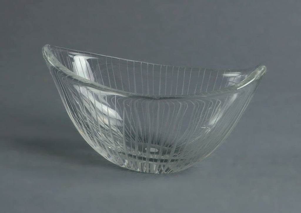 Glass bowl by Tapio Wirkkala for Iittala A1816 - Freeforms