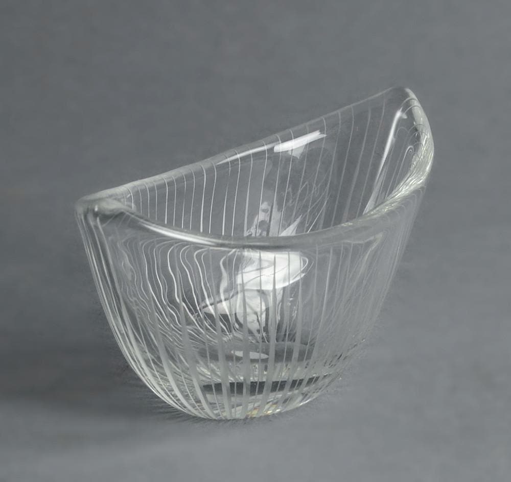 Glass bowl by Tapio Wirkkala for Iittala A1816 - Freeforms