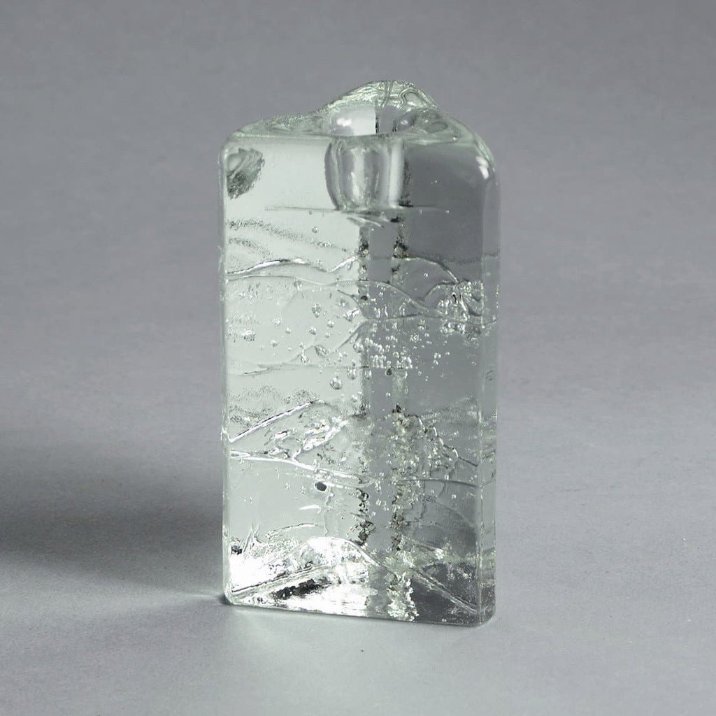 Glass candlestick by Timo Sarpaneva for Iittala A1611 - Freeforms