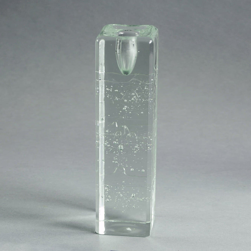 Glass candlestick by Timo Sarpaneva for Iittala A1744 - Freeforms