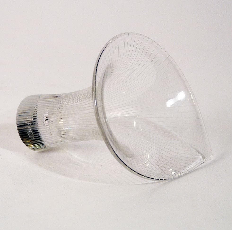 Glass "Chanterelle" vase by Tapio Wirkkala for Iittala N7617 - Freeforms