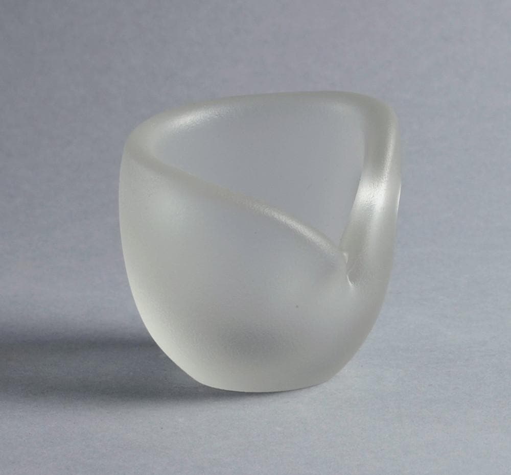 Glass "Devil's churn" vase by Timo Sarpaneva for Iittala N7487 N8434 - Freeforms