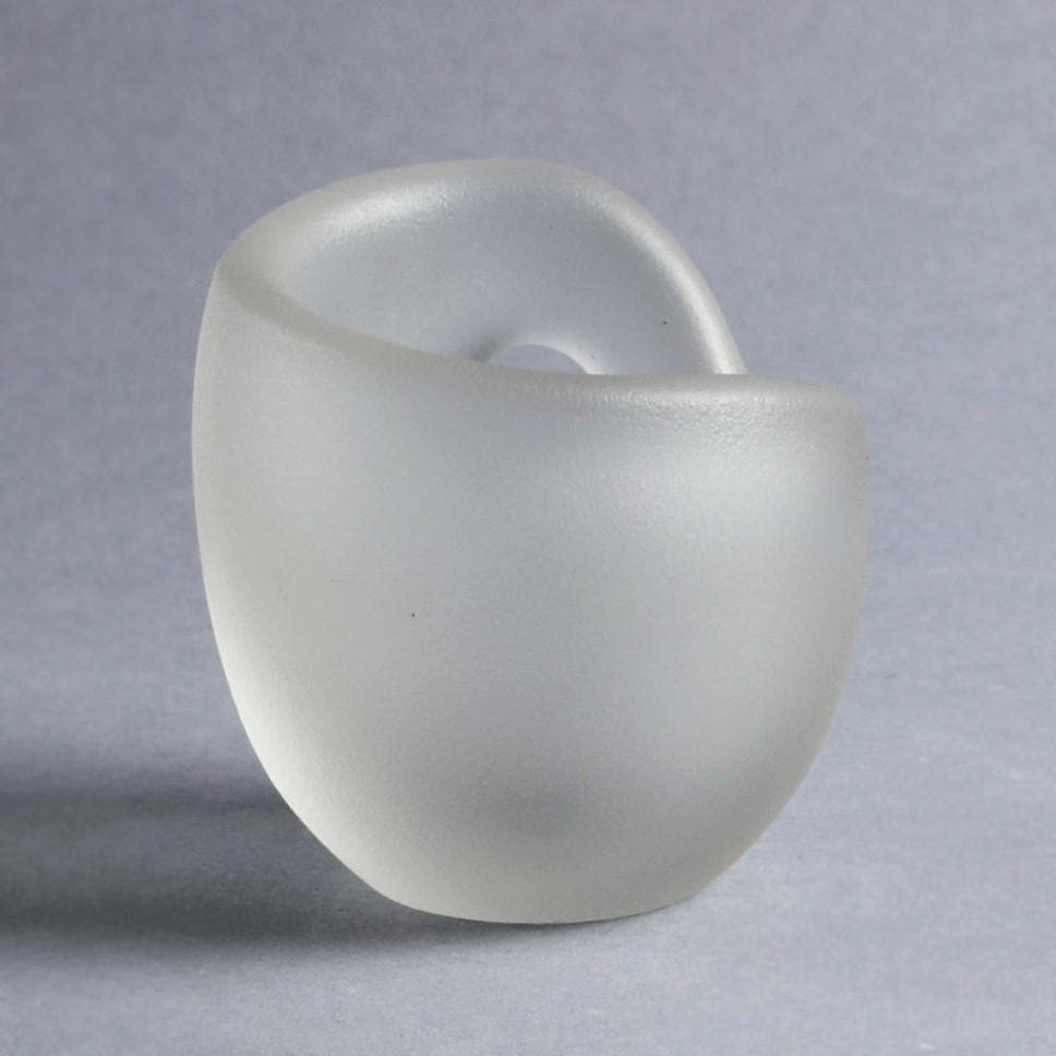 Glass "Devil's churn" vase by Timo Sarpaneva for Iittala N7487 N8434 - Freeforms