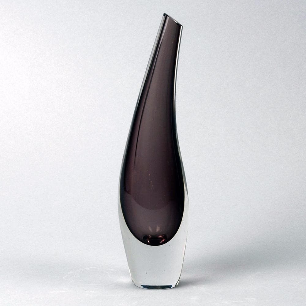 Glass "Fish Bladder" vase by Tapio Wirkkala for Iittala N1535 - Freeforms