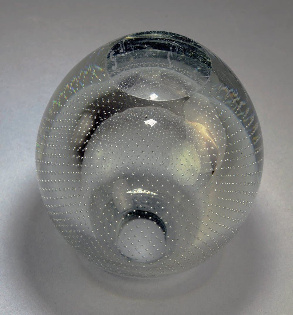 Glass "Huntu" vase by Gunnel Nyman for Nuutäjarvi-Nottsjö N8074 - Freeforms