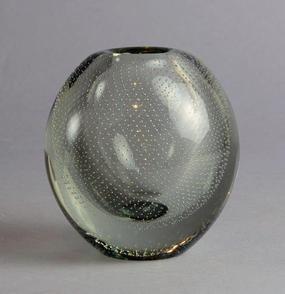 Glass "Huntu" vase by Gunnel Nyman for Nuutäjarvi-Nottsjö N8074 - Freeforms
