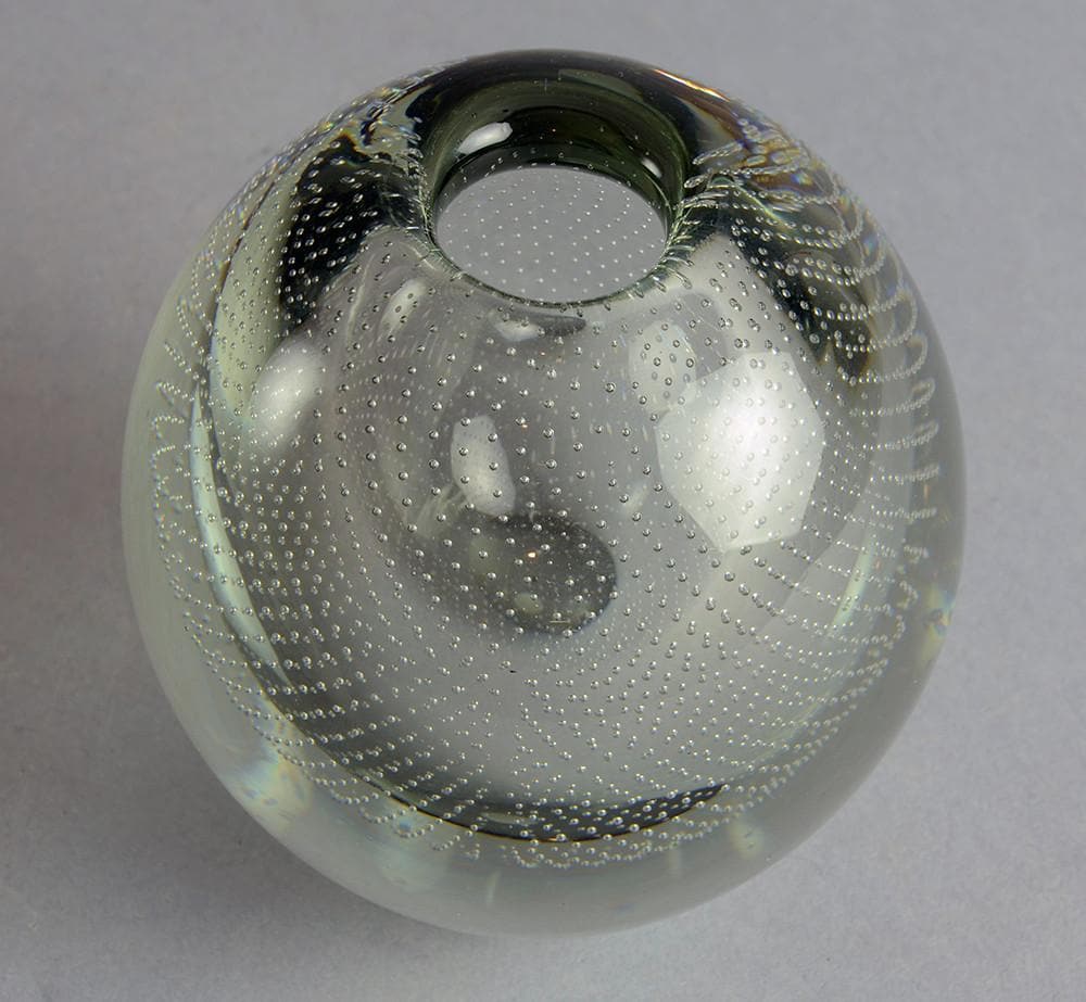Glass "Huntu" vase by Gunnel Nyman for Nuutäjarvi-Nottsjö N8074 - Freeforms