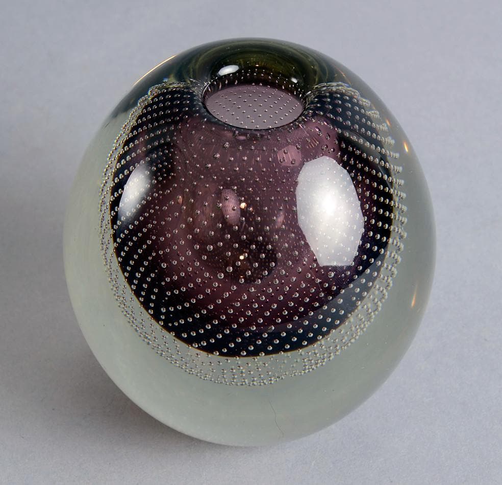 Glass "Huntu" vase by Gunnel Nyman for Nuutäjarvi-Nottsjö N8202 - Freeforms