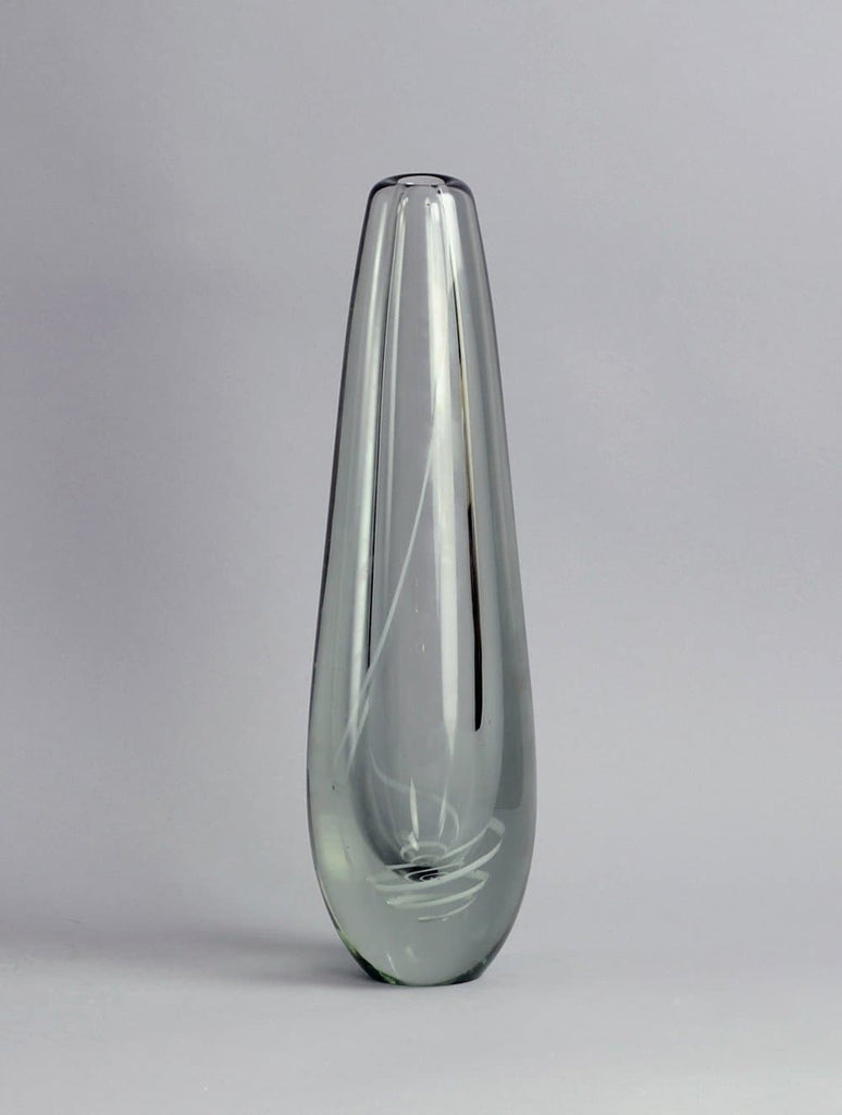 Glass "Serpentini" vase by Gunnel Nyman for Nuutäjarvi-Nottsjö A1823 - Freeforms