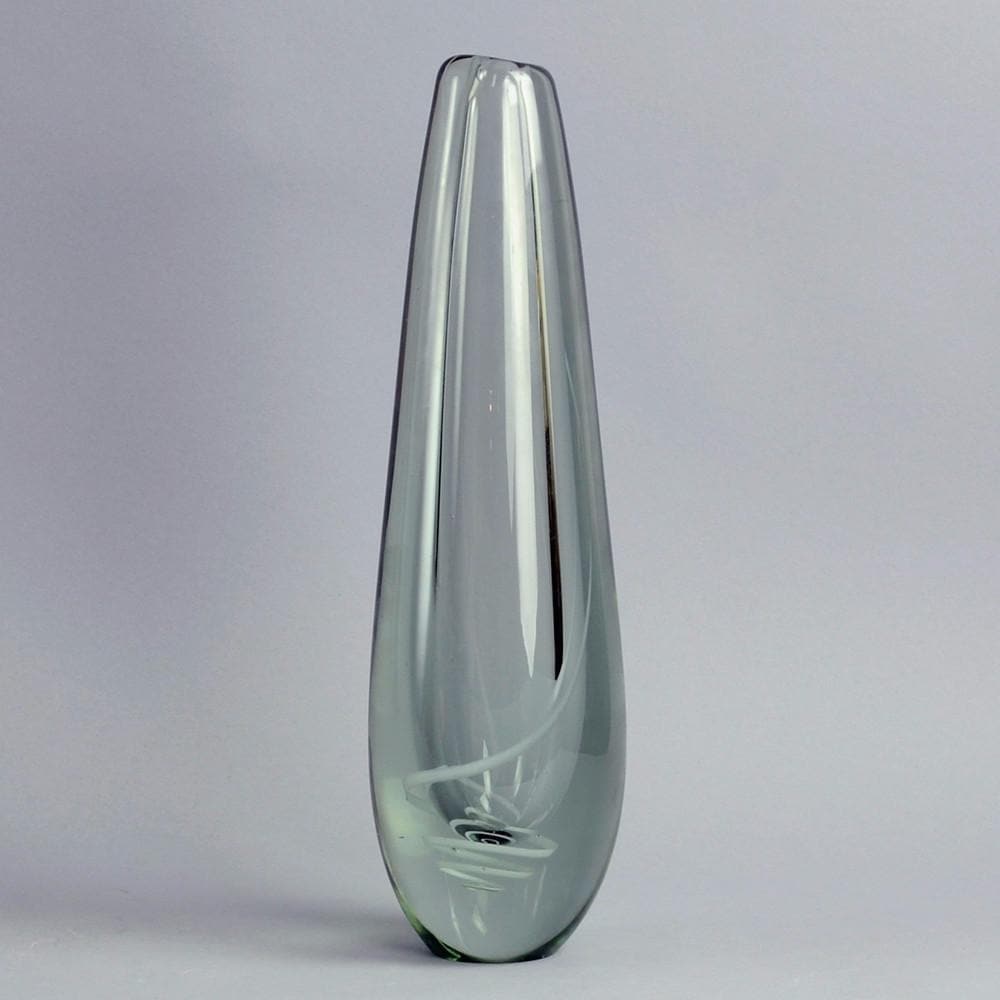 Glass "Serpentini" vase by Gunnel Nyman for Nuutäjarvi-Nottsjö A1823 - Freeforms