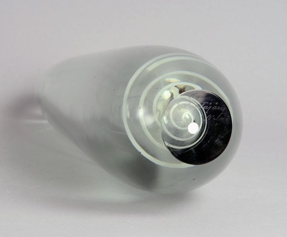 Glass "Serpentini" vase by Gunnel Nyman for Nuutäjarvi-Nottsjö A1823 - Freeforms