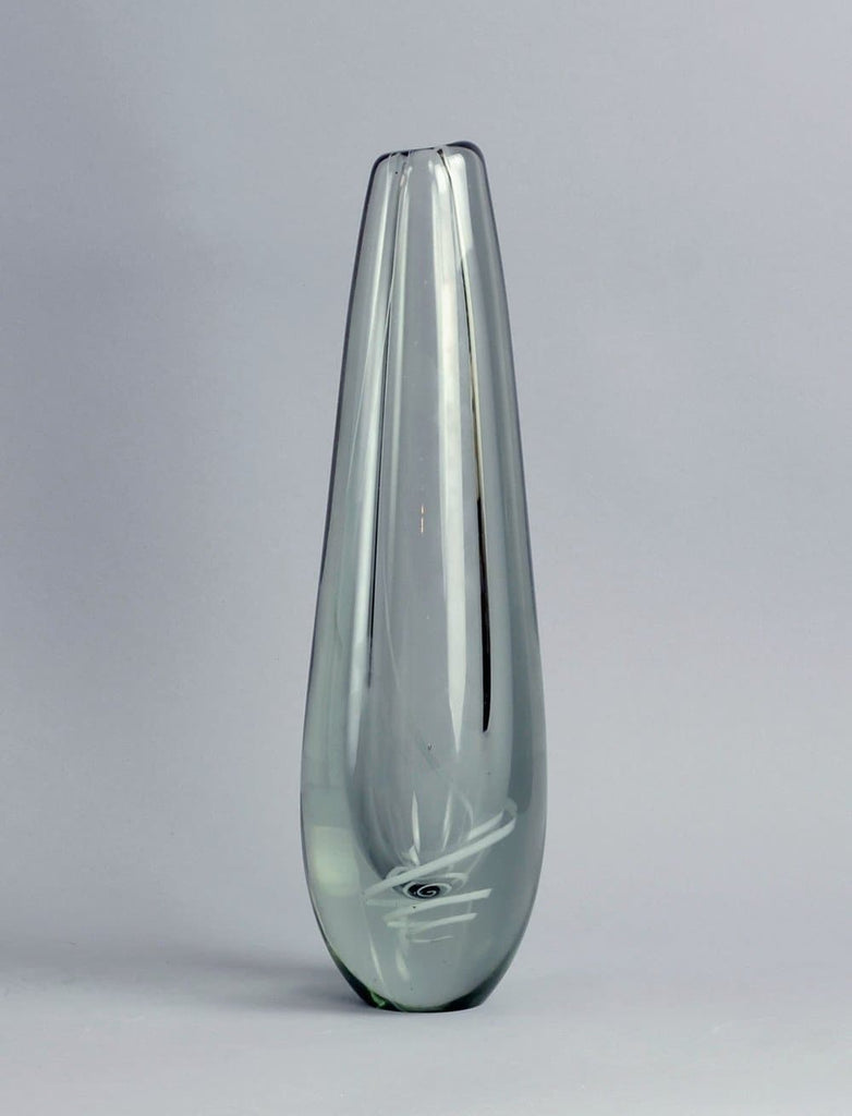 Glass "Serpentini" vase by Gunnel Nyman for Nuutäjarvi-Nottsjö A1823 - Freeforms
