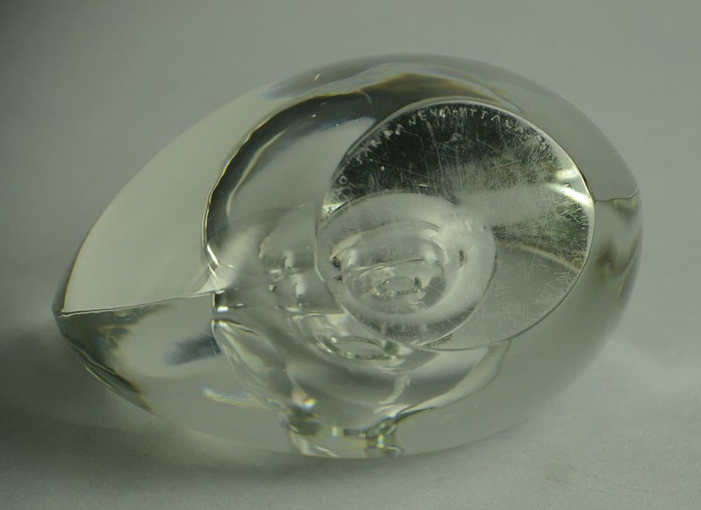 Glass "Sitting bird" vase by Timo Sarpaneva for Iittala A1619 - Freeforms