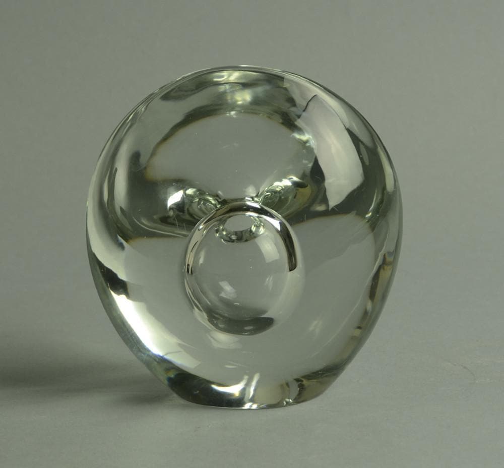 Glass "Sitting bird" vase by Timo Sarpaneva for Iittala A1619 - Freeforms