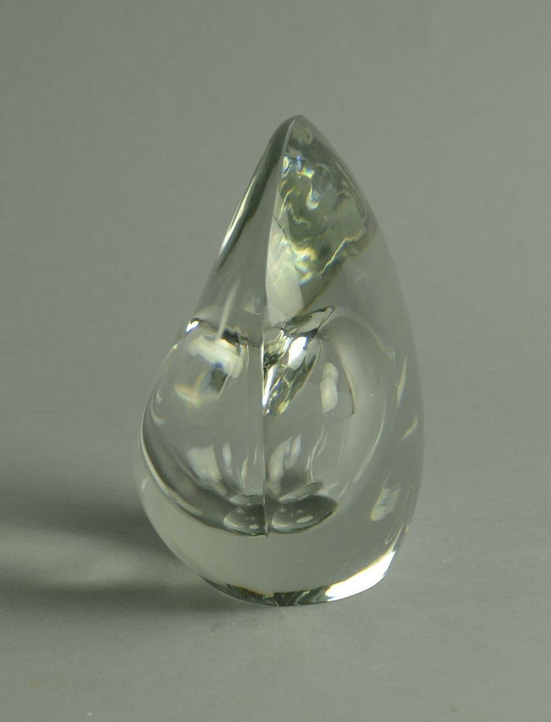 Glass "Sitting bird" vase by Timo Sarpaneva for Iittala A1619 - Freeforms