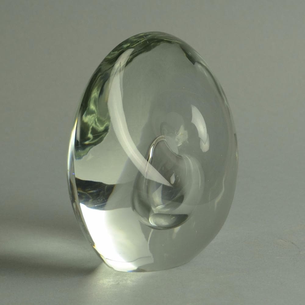 Glass "Sitting bird" vase by Timo Sarpaneva for Iittala A1619 - Freeforms